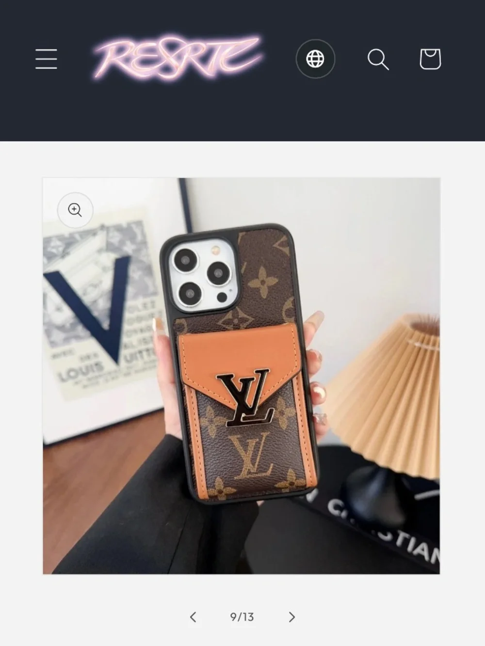 Luxury Card Bag Chain iPhone Case for iPhone 15 Pro Max.